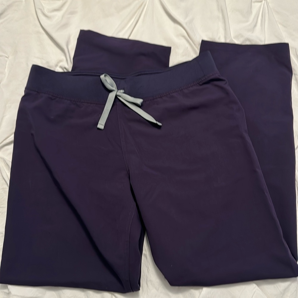 FIGS Livingston dark purple regular length scrub pants
